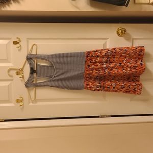 AQUA Racerback Mini Dress/ 100% Exclusive, M